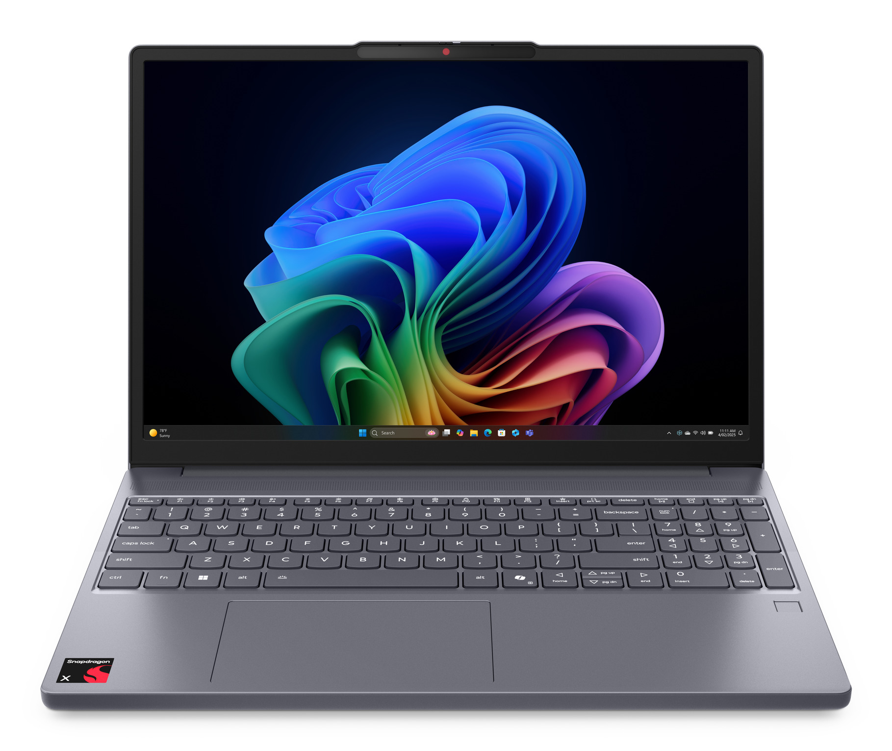 Lenovo IdeaPad Slim 3 15Q8X10 Copilot+ PC Snapdragon X1-26-100 Laptop 38.9 cm (15.3") WUXGA 16 GB LPDDR5x-SDRAM 1 TB SSD Wi-Fi 7 (802.11be) Windows 11 Home Grey English