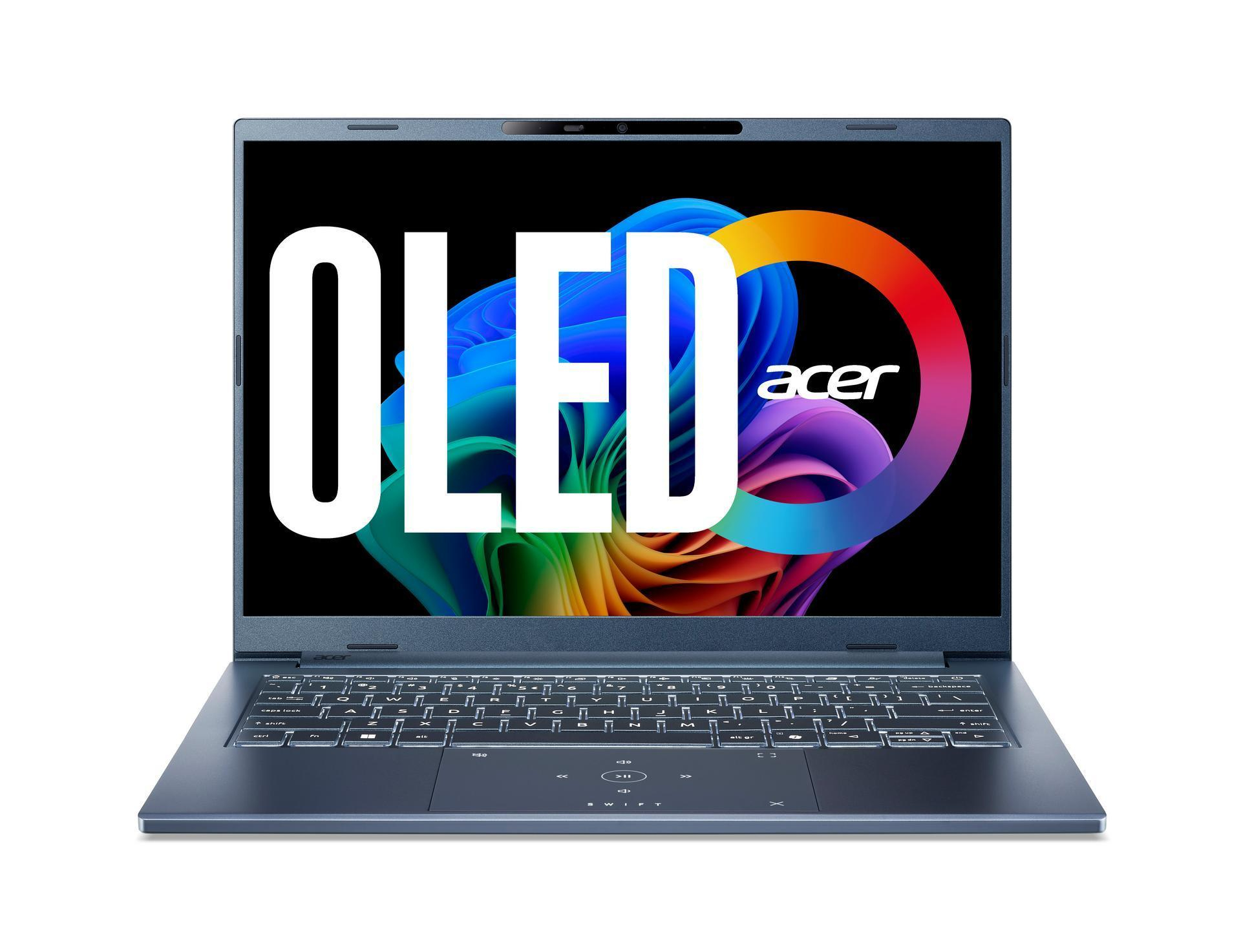 Acer Swift Go 14 AI SFG14-75-97W4 Copilot+ PC Intel Core Ultra 9 288V Laptop 35.6 cm (14") WUXGA 32 GB LPDDR5x-SDRAM 1 TB SSD Wi-Fi 7 (802.11be) Windows 11 Home German Blue
