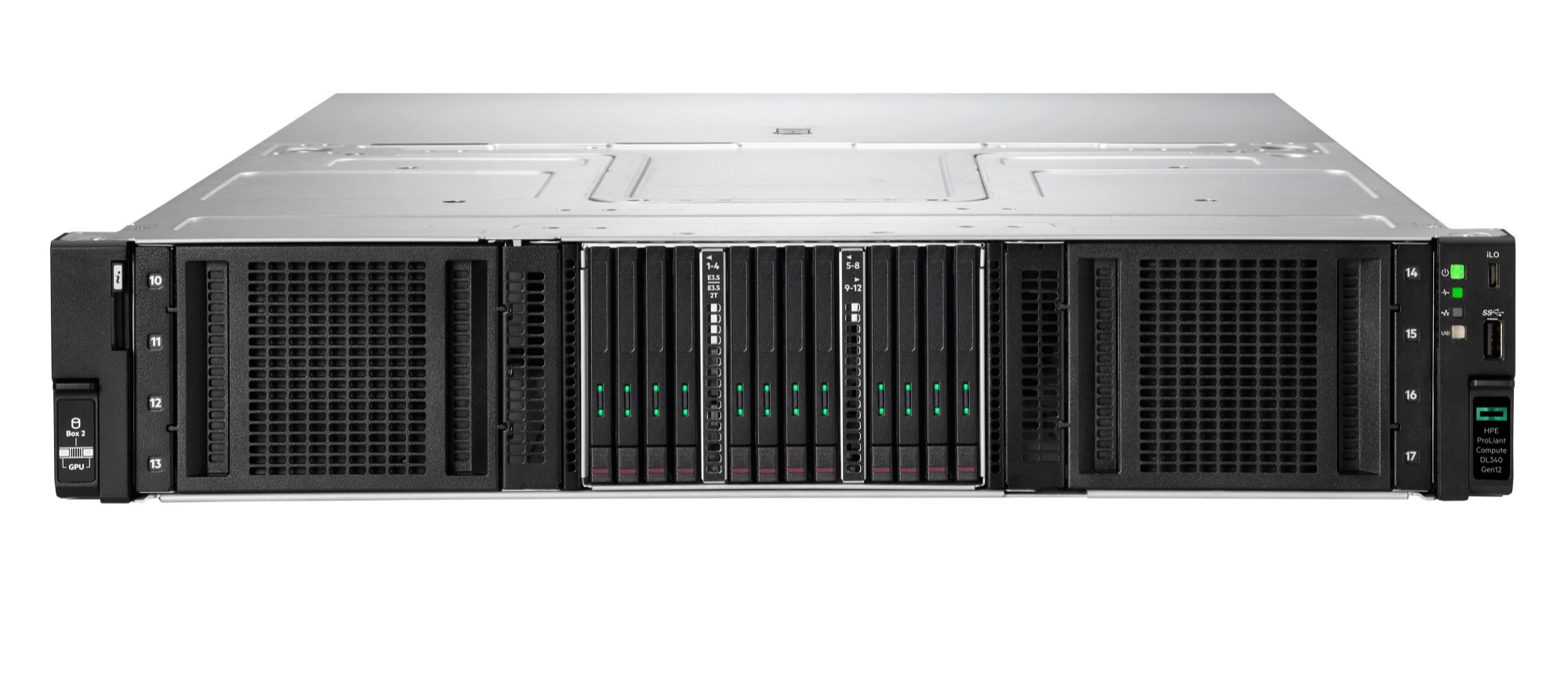 HPE ProLiant Compute DL340 Gen12 6505P 12c 1x64GB-R 8SFF MR408i-o 2x480GB SSD 2x1000W PS EU Server