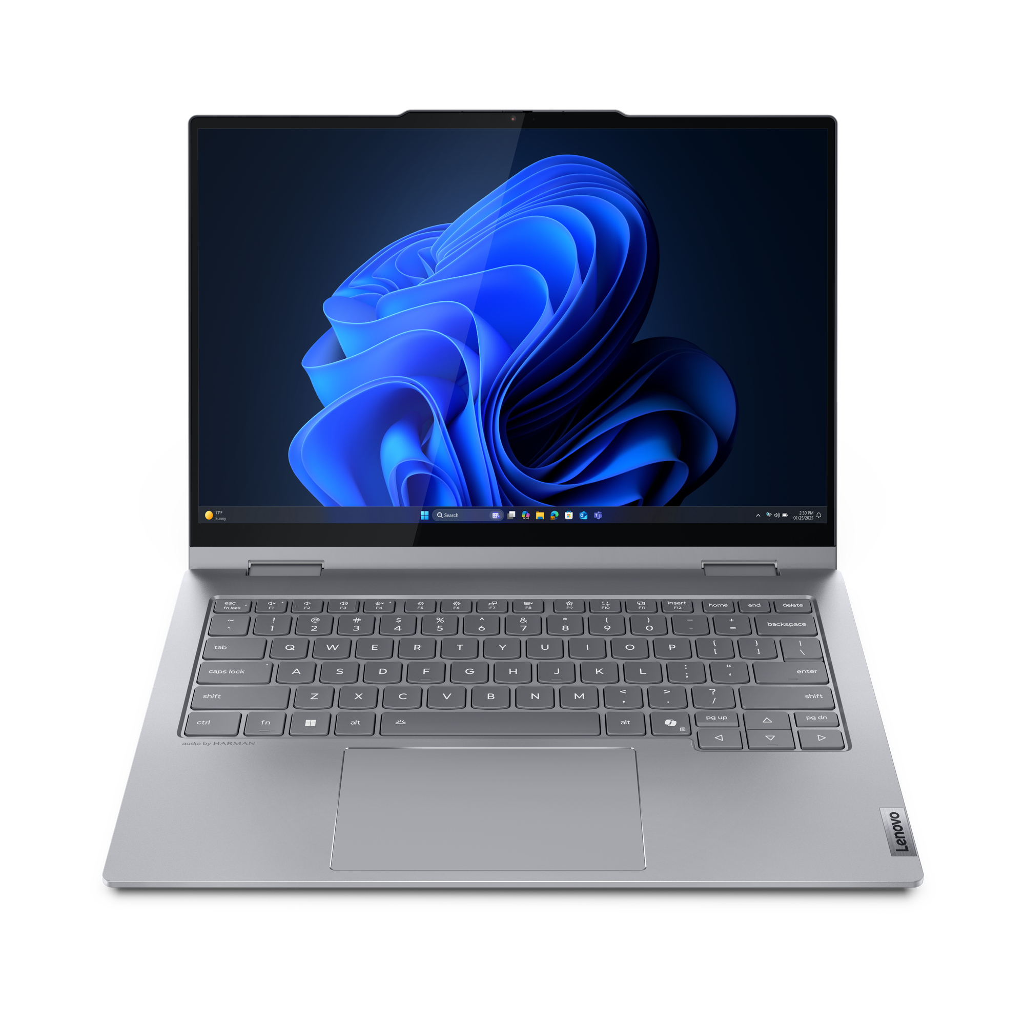 Lenovo ThinkBook 14 2-in-1 G5 IAU Intel Core Ultra 7 255U Hybrid (2-in-1) 35.6 cm (14") Touchscreen WUXGA 16 GB DDR5-SDRAM 512 GB SSD Wi-Fi 6E (802.11ax) Windows 11 Pro Grey UK English