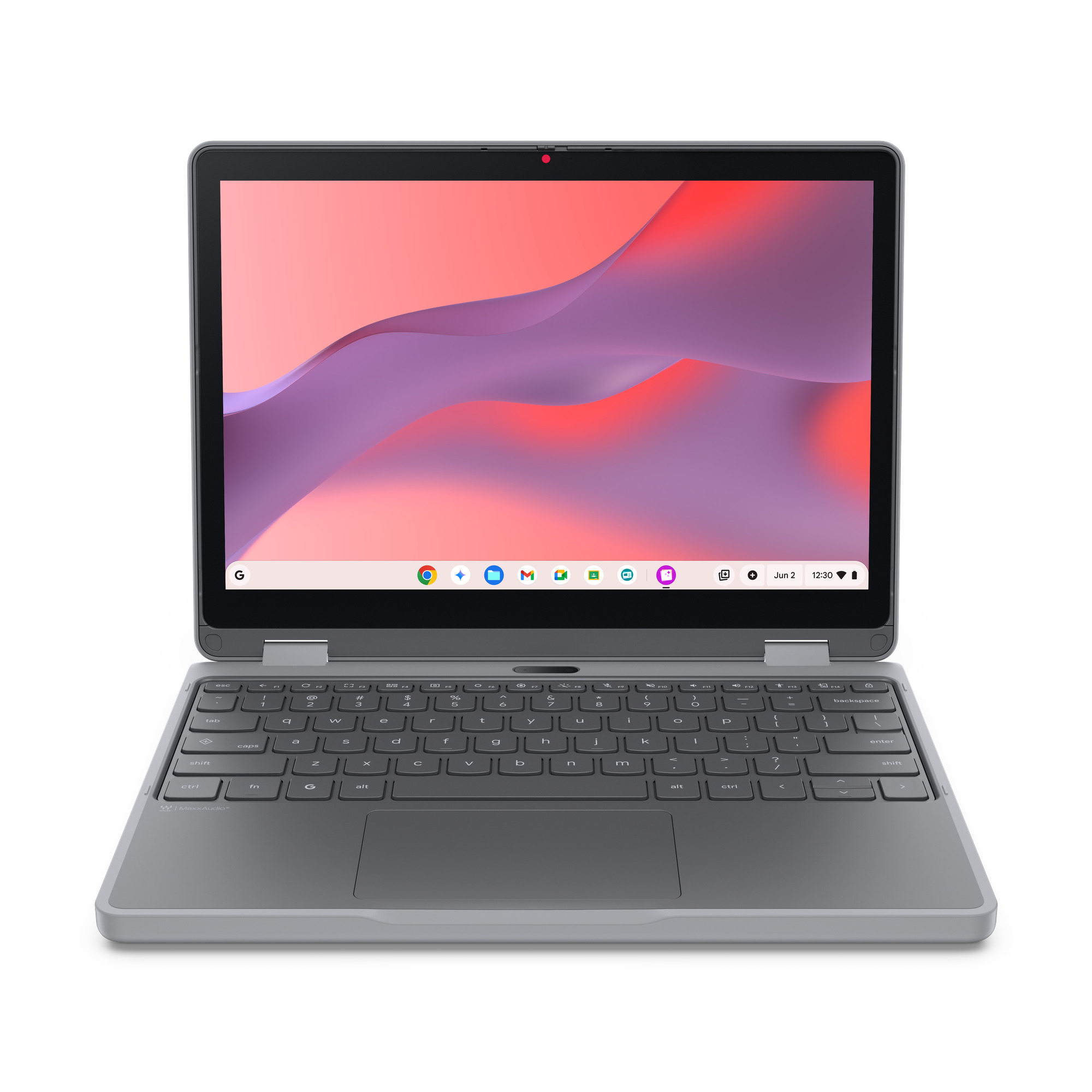 Lenovo Chrome 500e 2in1 G5 M89 MediaTek Kompanio 540 Chromebook 31 cm (12.2") Touchscreen WUXGA 8 GB LPDDR5x-SDRAM 64 GB UFS Wi-Fi 6E (802.11ax) ChromeOS Grey UK English