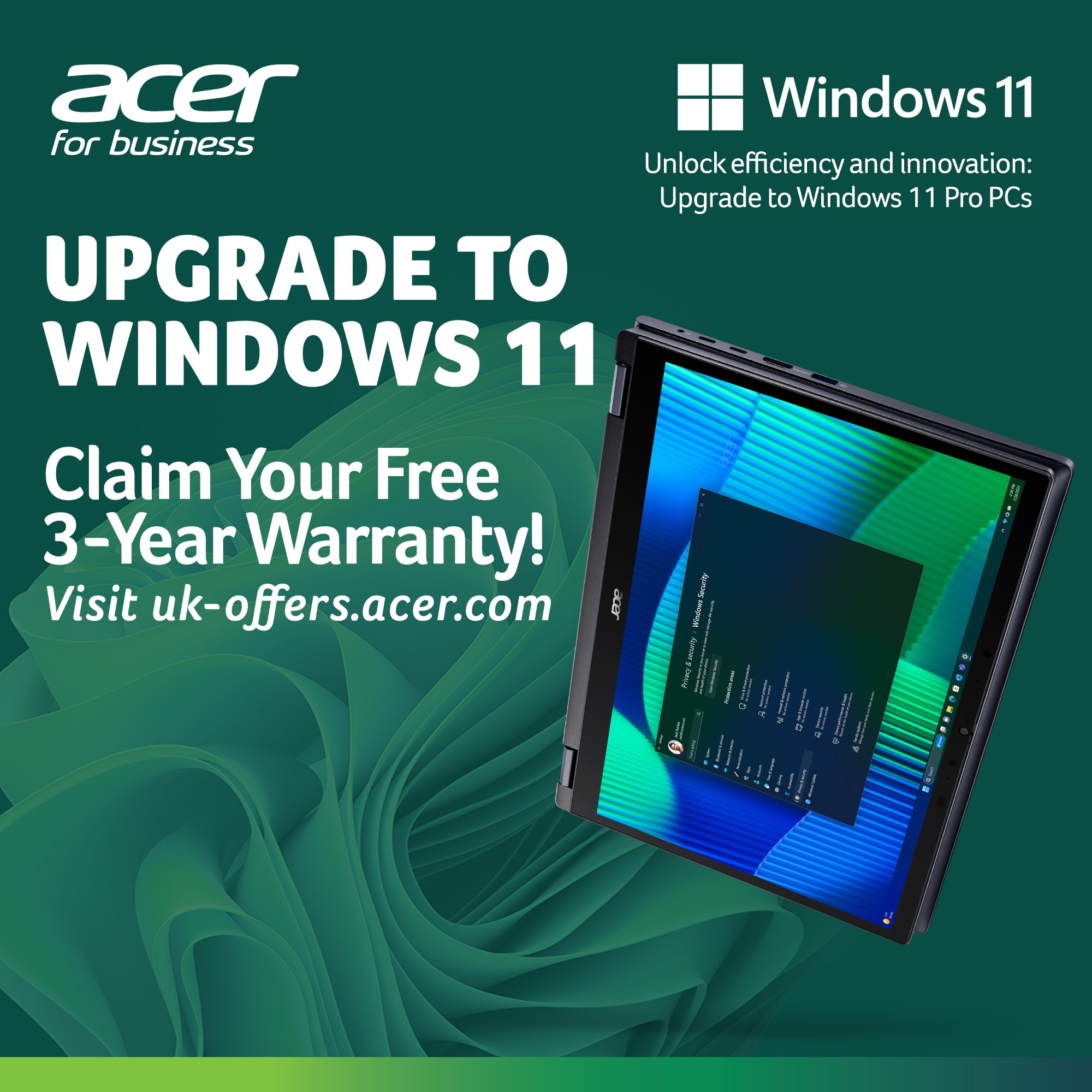 Acer TravelMate P4 Spin 14 convertible laptop (TMP414RN-54) - Intel Core Ultra 5, 16GB RAM, 512GB SSD, 14" WUXGA touchscreen, Windows 11 Pro