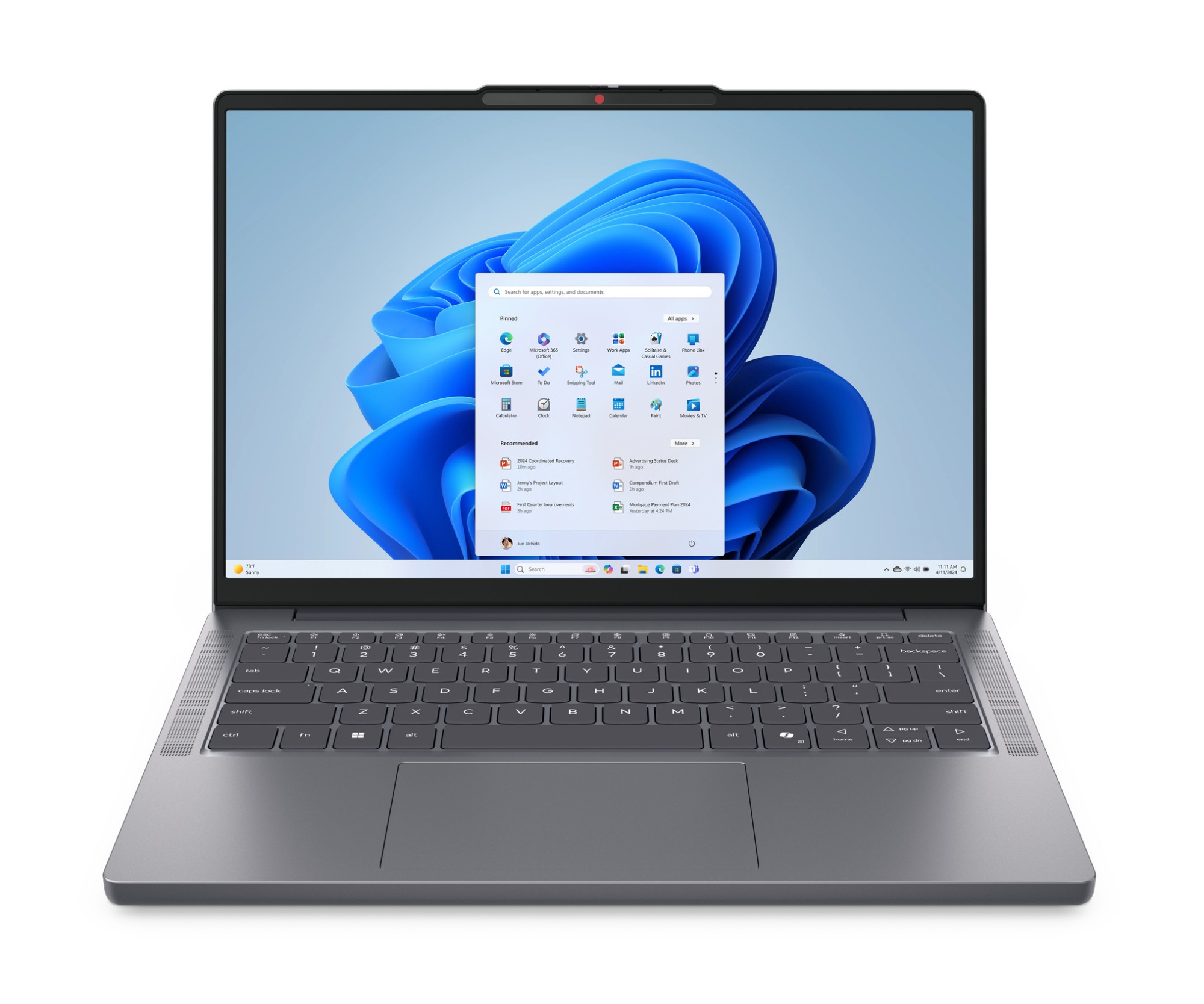 Lenovo IdeaPad Slim 3 14ARP10 AMD Ryzen™ 5 150 Laptop 35.6 cm (14") WUXGA 8 GB DDR5-SDRAM 512 GB SSD Wi-Fi 7 (802.11be) Windows 11 Home in S mode Grey English