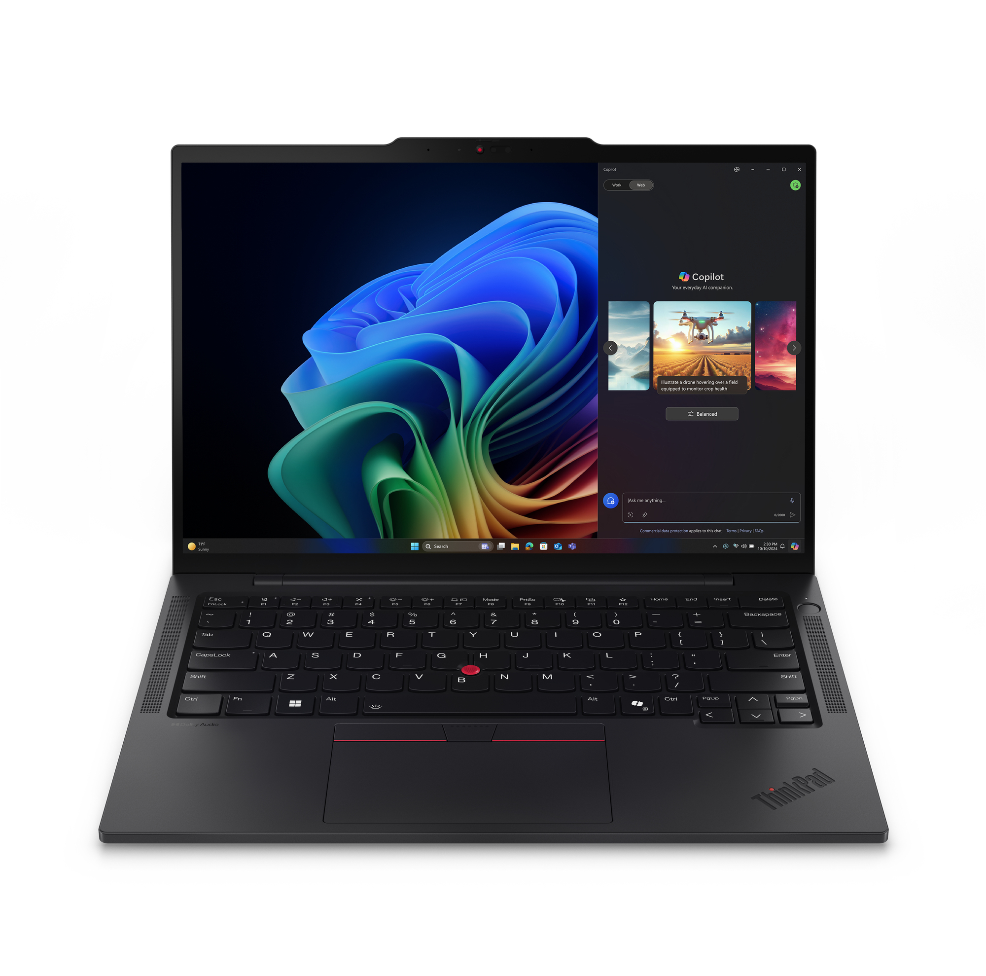 Lenovo ThinkPad T14s Gen 6 (AMD) Copilot+ PC AMD Ryzen AI 7 PRO PRO 350 Laptop 35.6 cm (14") WUXGA 16 GB LPDDR5x-SDRAM 512 GB SSD Wi-Fi 7 (802.11be) Windows 11 Pro Black UK English