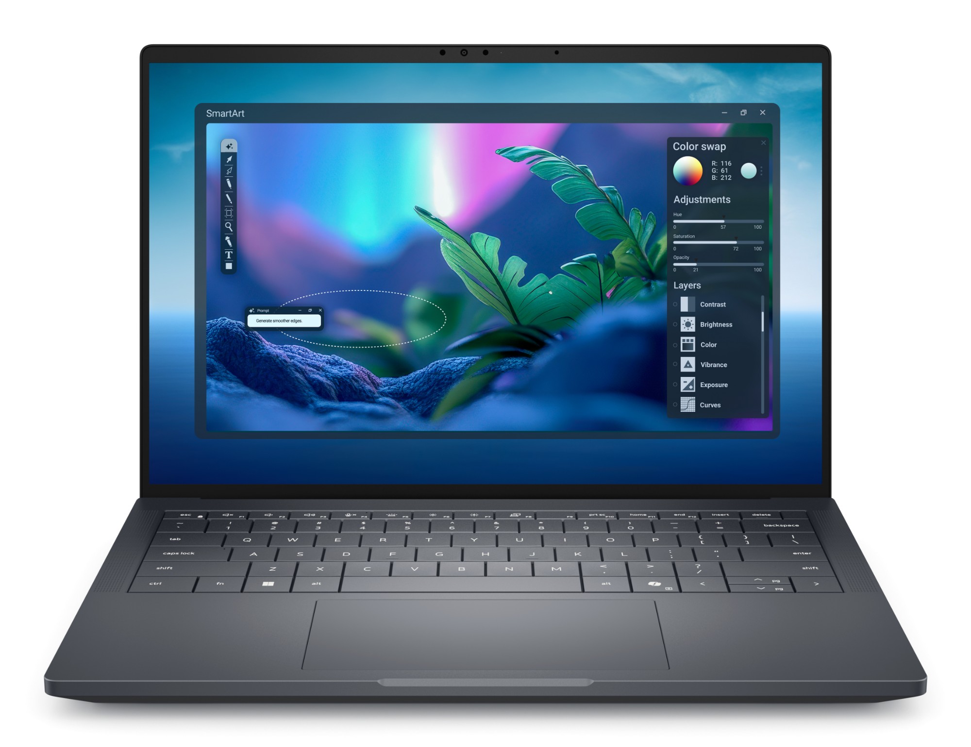 DELL Pro Max 14 Premium MA14250 Intel Core Ultra 7 265H Laptop 35.6 cm (14") Full HD+ 32 GB LPDDR5x-SDRAM 1 TB SSD NVIDIA RTX PRO 1000 Blackwell Wi-Fi 7 (802.11be) Windows 11 Pro Grey UK English
