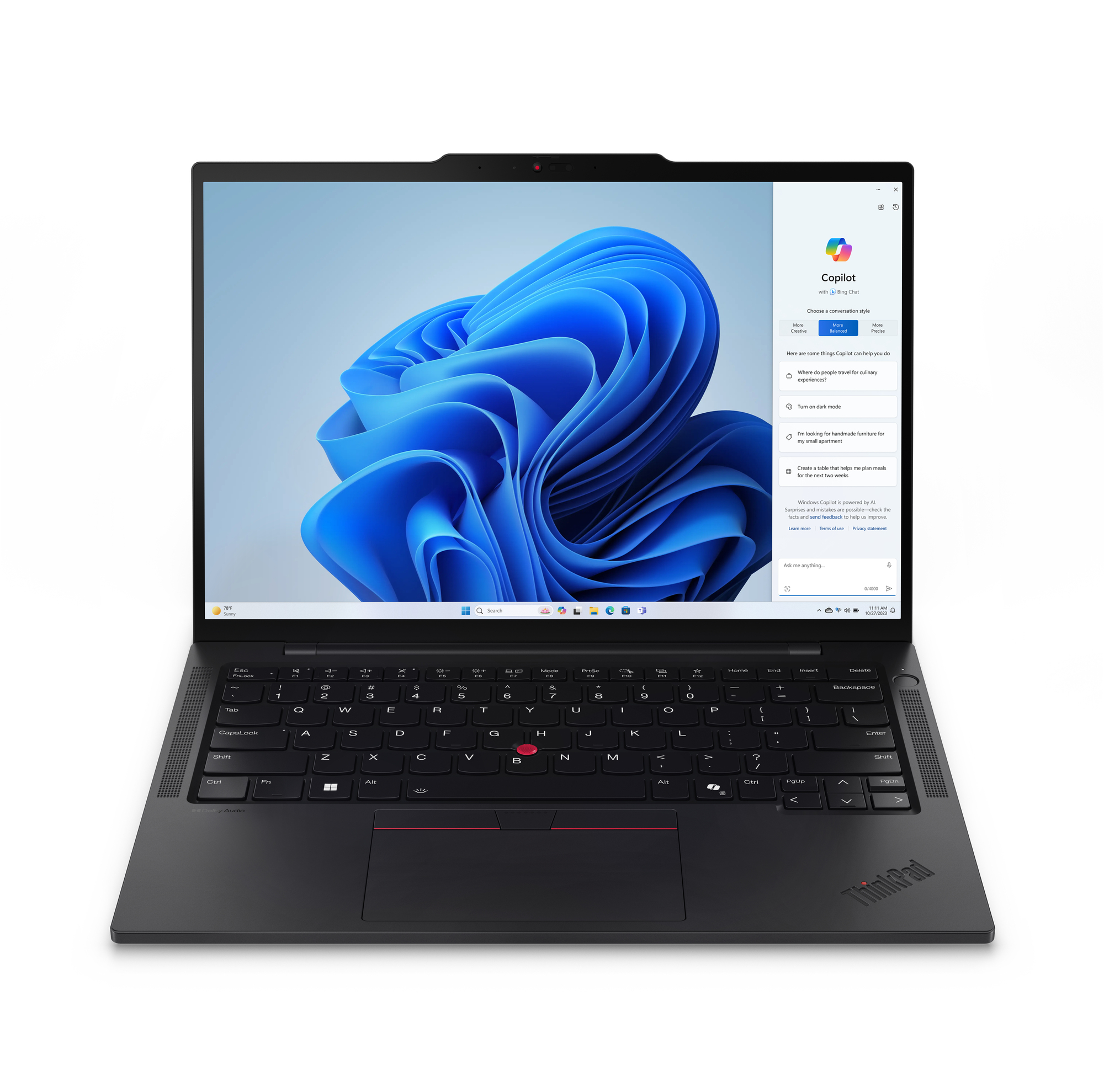 Lenovo ThinkPad T14s Gen 5 Intel Core Ultra 5 125U Laptop 35.6 cm (14") Touchscreen WUXGA 16 GB LPDDR5x-SDRAM 512 GB SSD Wi-Fi 6E (802.11ax) Windows 11 Pro Black UK English
