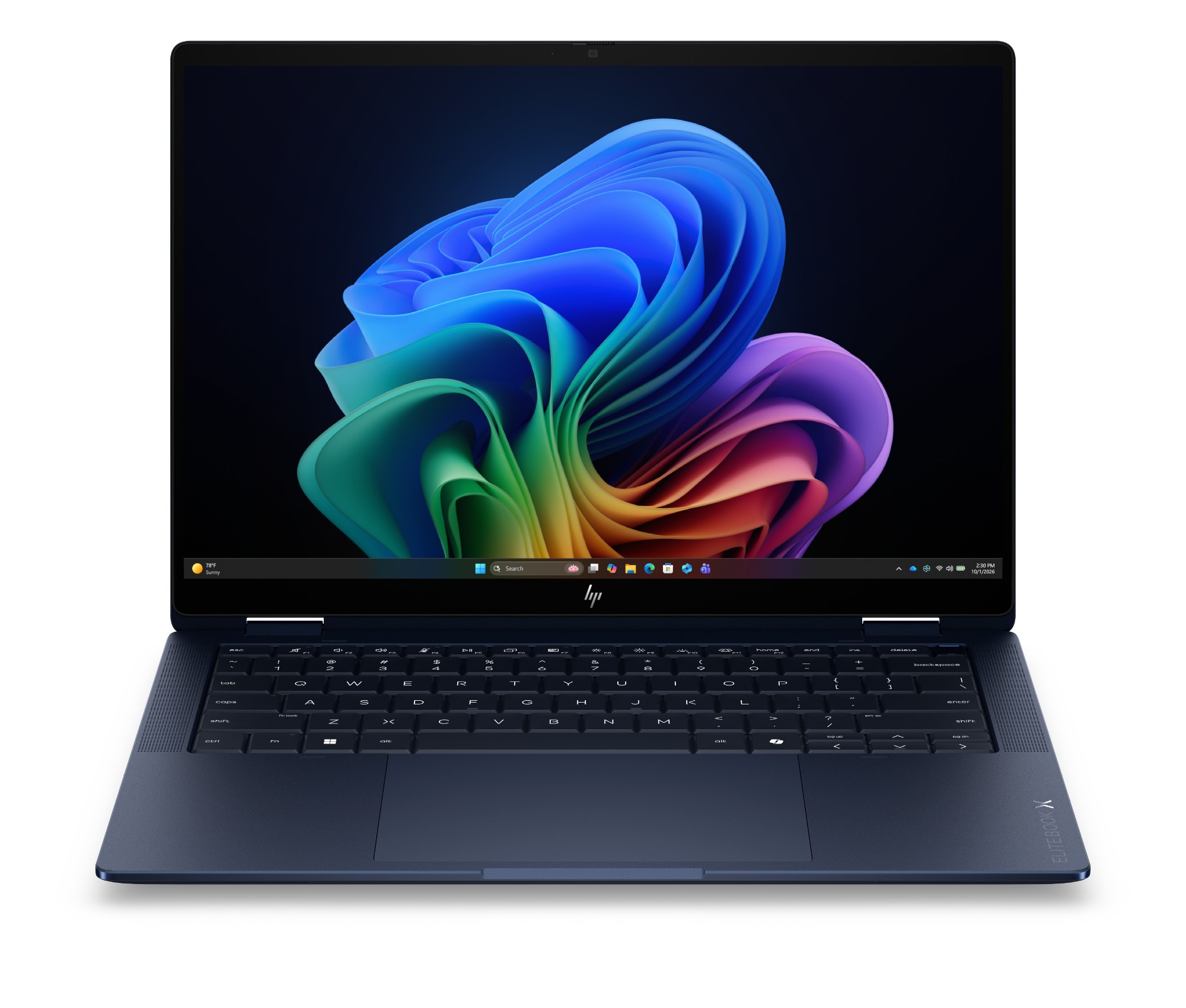 HP EliteBook X Flip G2i 14 inch Notebook Next Gen AI PC Copilot+ PC Intel Core Ultra X7 358H Hybrid (2-in-1) 35.6 cm (14") Touchscreen WUXGA 32 GB LPDDR5x-SDRAM 512 GB SSD Wi-Fi 7 (802.11be) Windows 11 Pro Blue