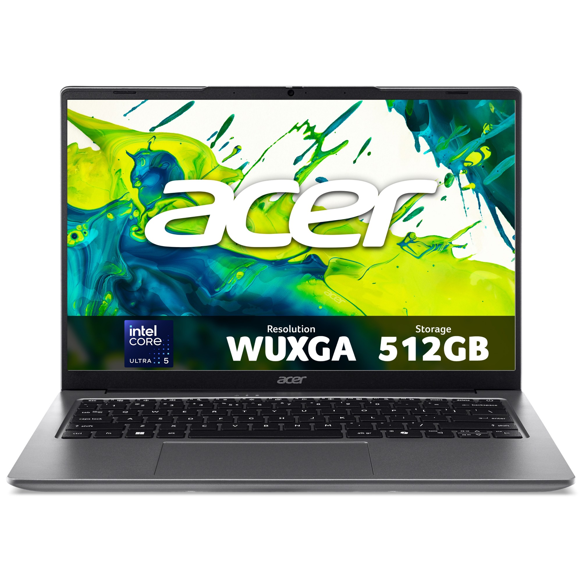Acer Extensa 14 laptop (EXO14-72) - Intel Core Ultra 5, 8GB RAM, 512GB SSD, " WUXGA display, Windows 11 Pro