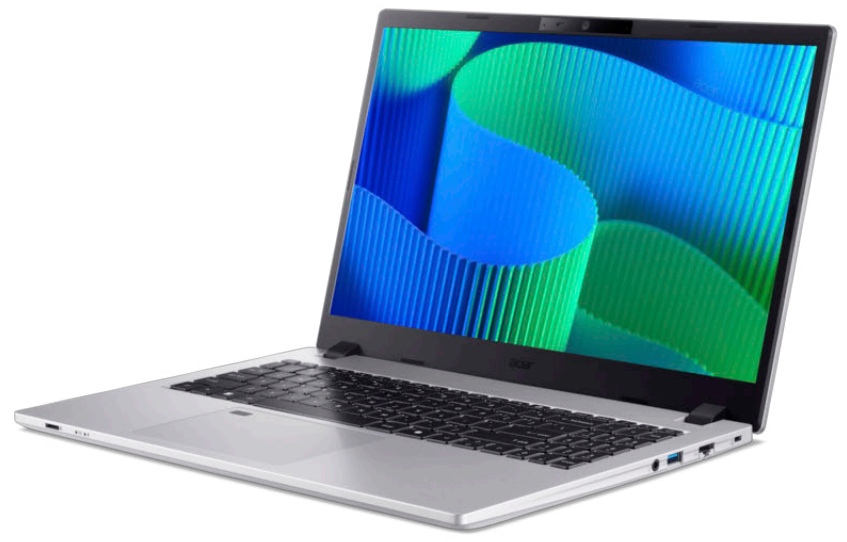 Acer TravelMate TMP215-55-G2-TCO-57UK Intel Core Ultra 5 225U Laptop 39.6 cm (15.6") Full HD 16 GB DDR5-SDRAM 512 GB SSD Wi-Fi 6E (802.11ax) Windows 11 Pro Silver QWERTZ German