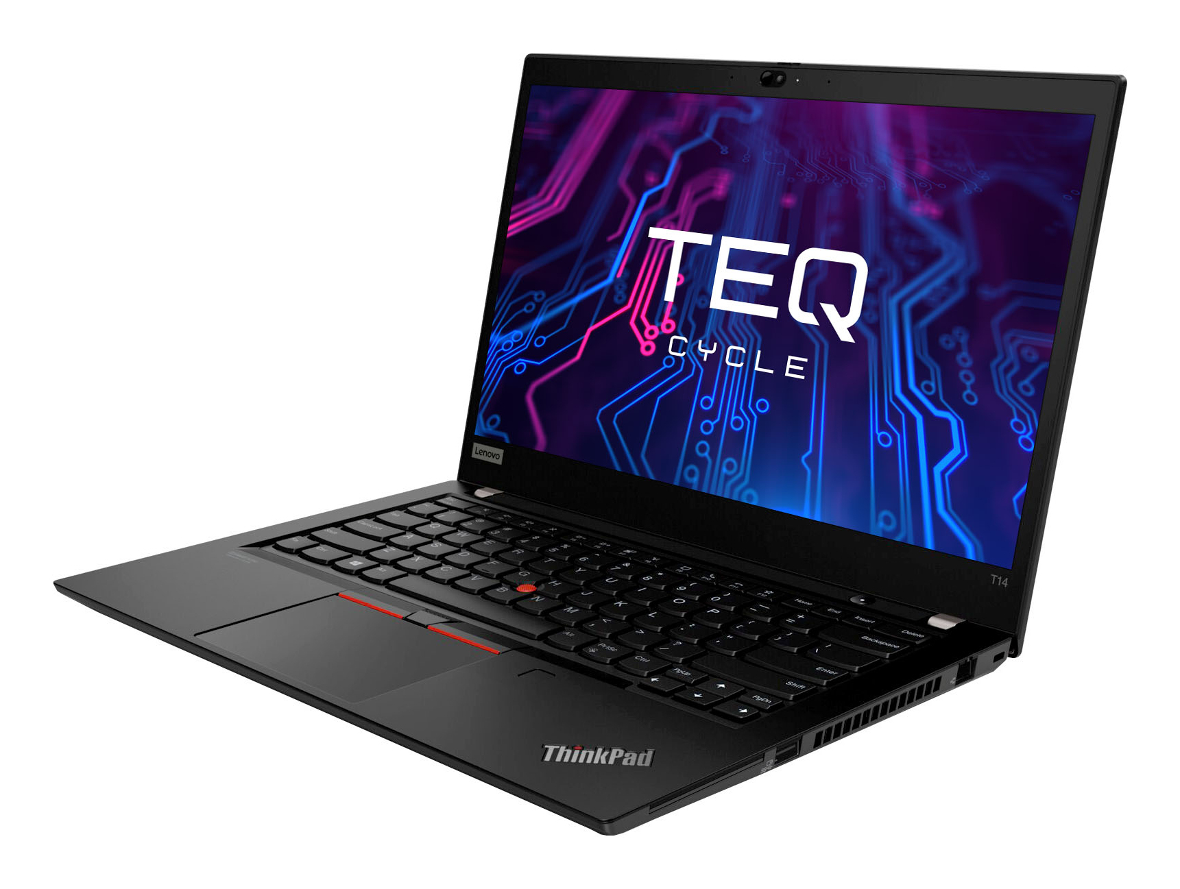 Teqcycle Lenovo Thinkpad T14 G2 Intel® Core™ i5 i5-1145G7 Laptop 35.6 cm (14") Full HD 16 GB DDR4-SDRAM 256 GB SSD Wi-Fi 6 (802.11ax) Windows 11 Pro UK English Black