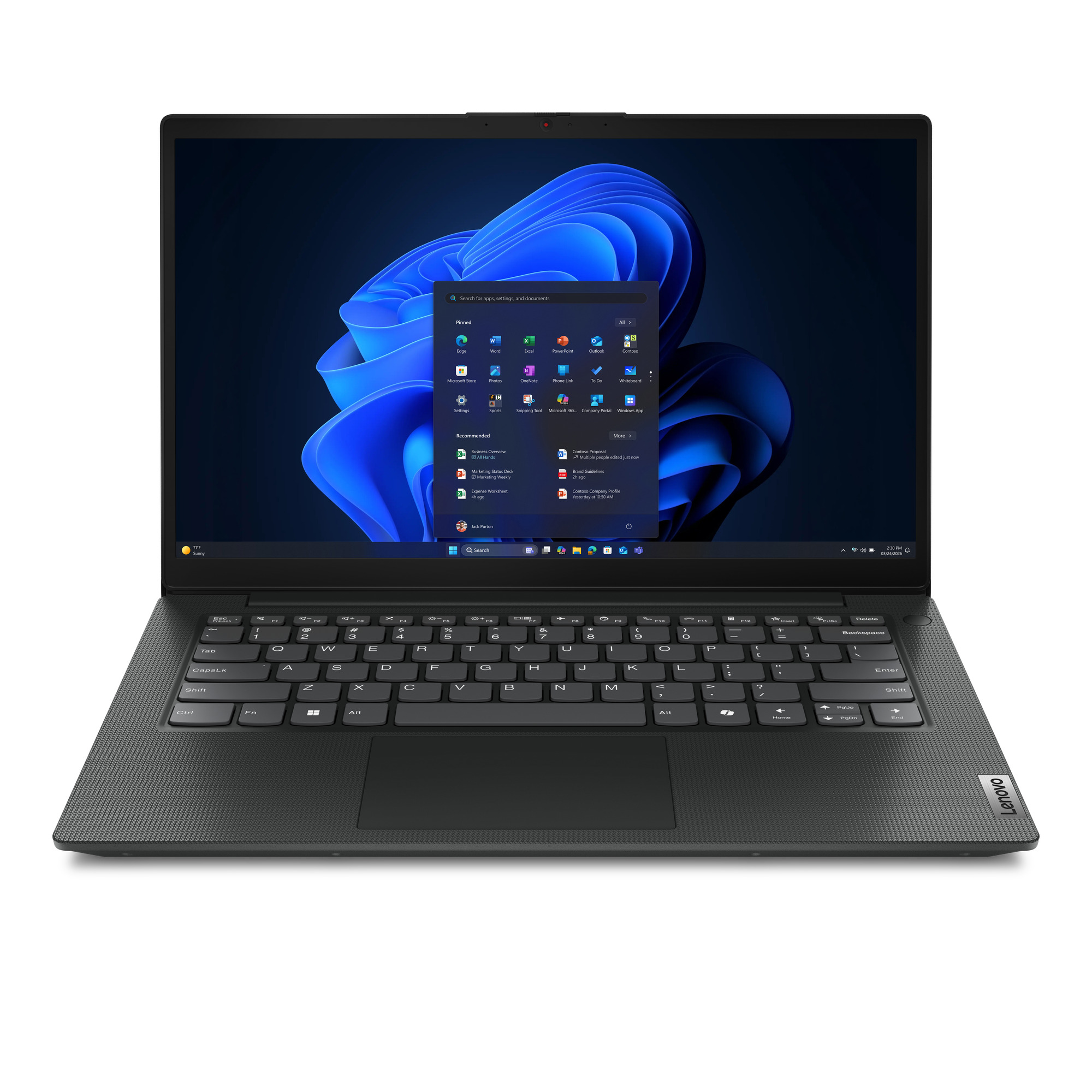Lenovo V14 G7 IWC Intel Core 5 320 Laptop 35.6 cm (14") Full HD 16 GB DDR5-SDRAM 512 GB SSD Wi-Fi 6 (802.11ax) Windows 11 Pro Black UK English