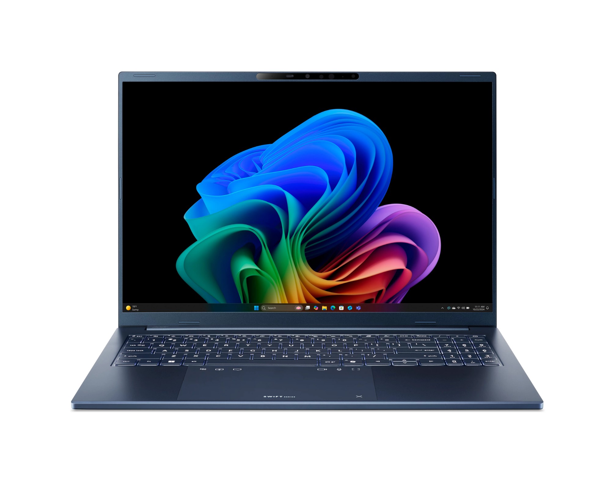 Acer Swift Go 16 AI Intel SFG16-A71-R505 Copilot+ PC AMD Ryzen AI 9 465 Laptop 40.6 cm (16") WUXGA 16 GB LPDDR5x-SDRAM 512 GB SSD Wi-Fi 7 (802.11be) Windows 11 Home Blue