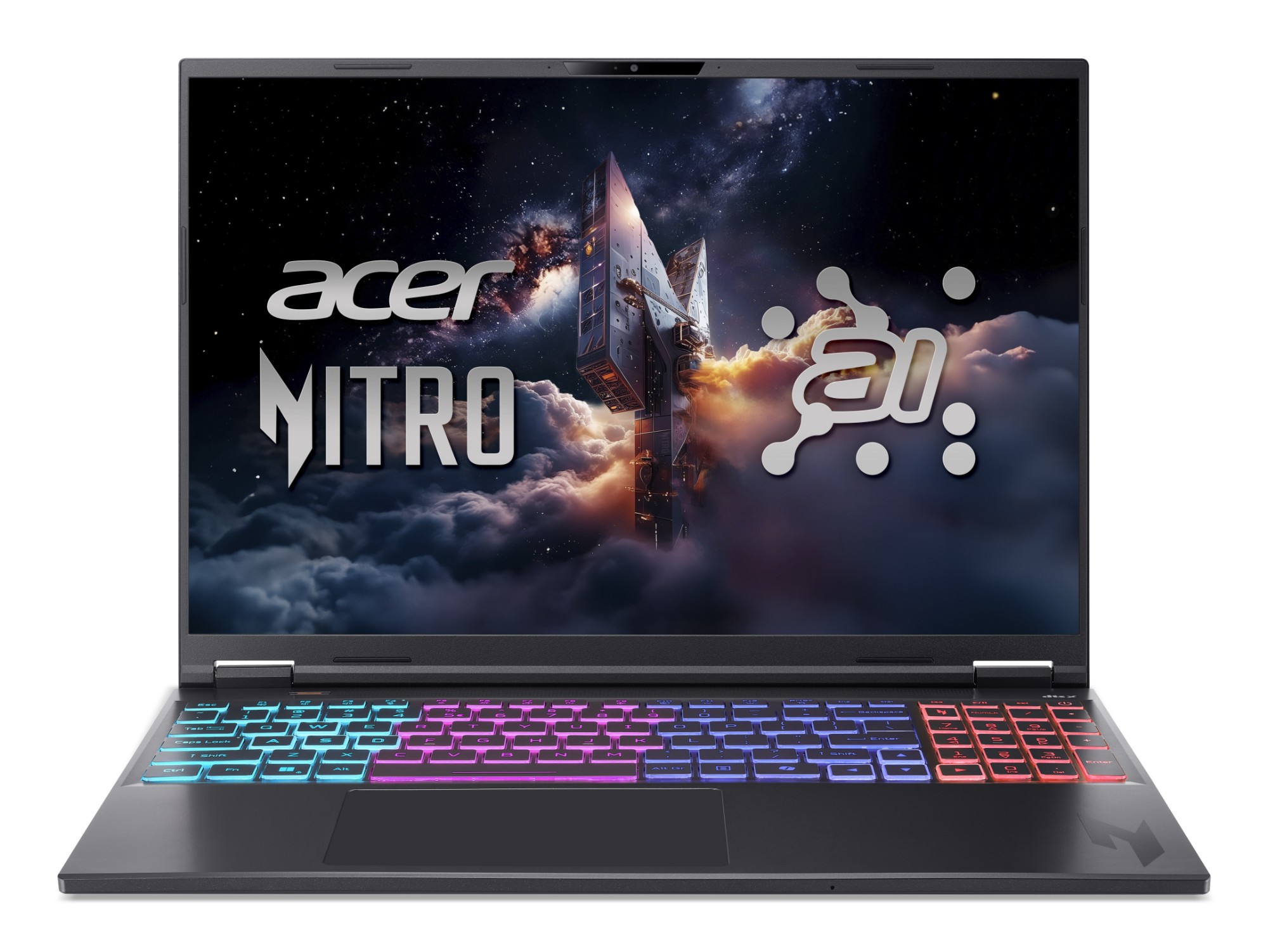Acer Nitro 16S AI AN16S-61-R2M9 AMD Ryzen AI 9 365 Laptop 40.6 cm (16") WQXGA 16 GB DDR5-SDRAM 1 TB SSD NVIDIA GeForce RTX 5070 Wi-Fi 6E (802.11ax) Windows 11 Home Black