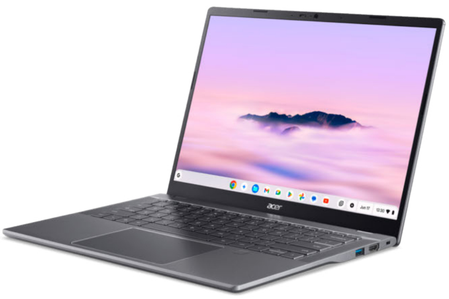 Acer Chromebook CBE594-2T-TCO-72H8 Intel Core 7 150U 35.6 cm (14") Touchscreen WUXGA 16 GB LPDDR5x-SDRAM 256 GB SSD Wi-Fi 7 (802.11be) ChromeOS Grey QWERTZ German