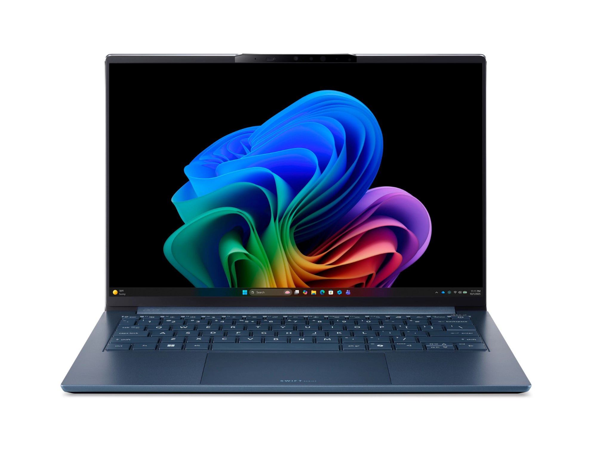 Acer Swift Go 14 AI Intel SFG14-I71-934K Copilot+ PC Intel Core Ultra 9 386H Laptop 35.6 cm (14") WUXGA 16 GB LPDDR5x-SDRAM 512 GB SSD Wi-Fi 7 (802.11be) Windows 11 Home Blue