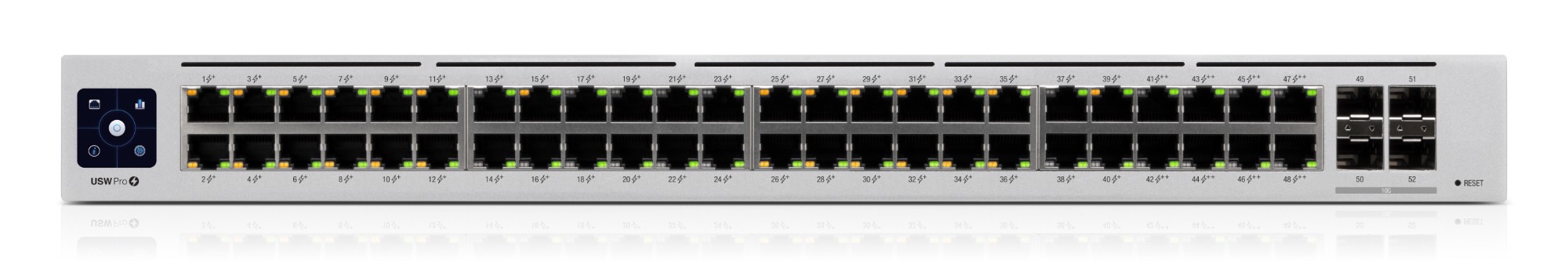 Ubiquiti UniFi Pro 48 PoE Managed L2/L3 Gigabit Ethernet (10/100/1000) Power over Ethernet (PoE) 1U Silver