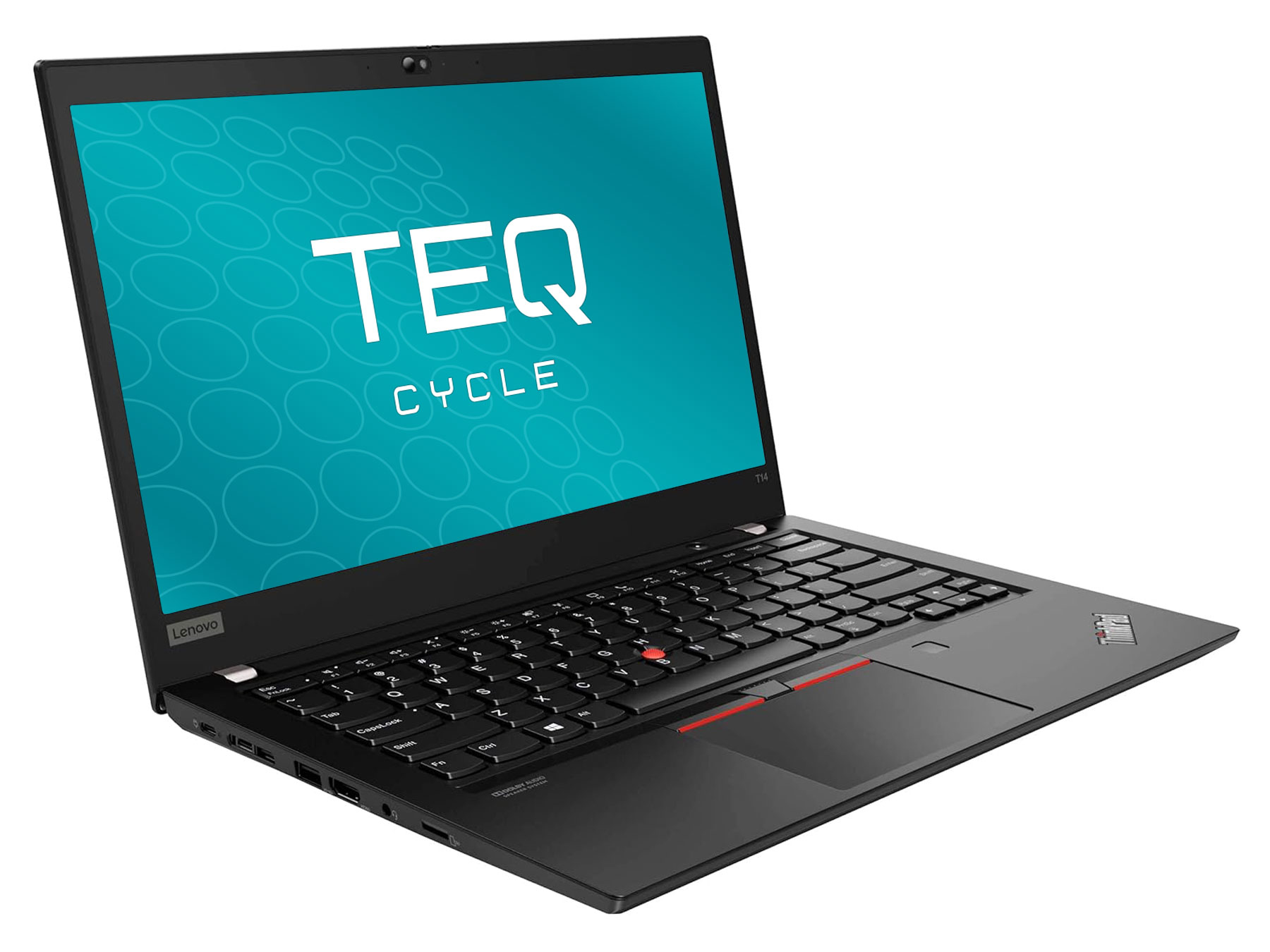 Teqcycle Lenovo ThinkPad 14 G1 Intel® Core™ i5 i5-10210U Laptop 35.6 cm (14") Full HD 16 GB DDR4-SDRAM 256 GB SSD Wi-Fi 6 (802.11ax) Windows 11 Pro Spanish Black