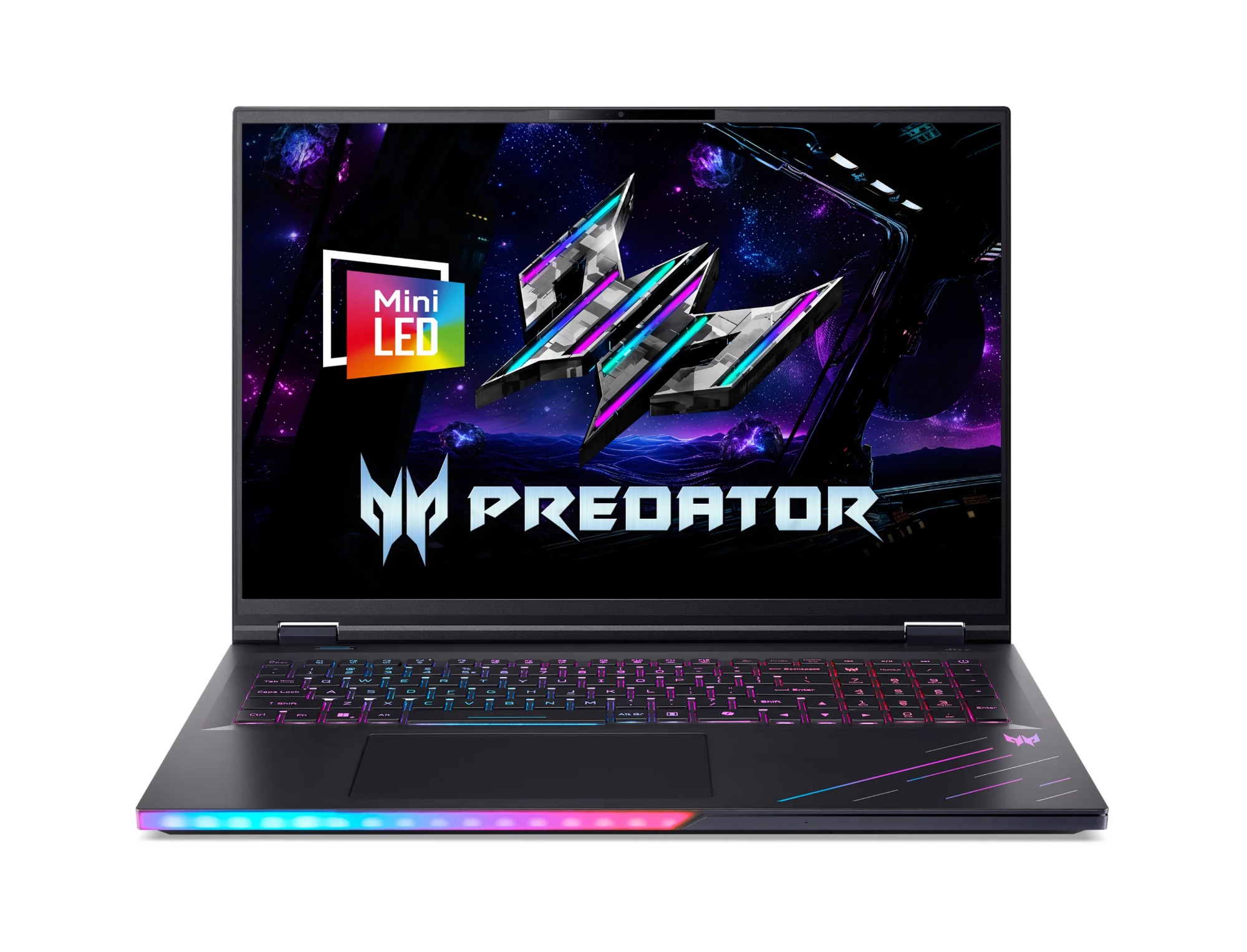 Acer Predator PH18-I71-999C Intel Core Ultra 9 290HX Plus Laptop 45.7 cm (18") WQUXGA 192 GB DDR5-SDRAM 3 TB SSD NVIDIA GeForce RTX 5090 Wi-Fi 7 (802.11be) Windows 11 Home Black QWERTZ German