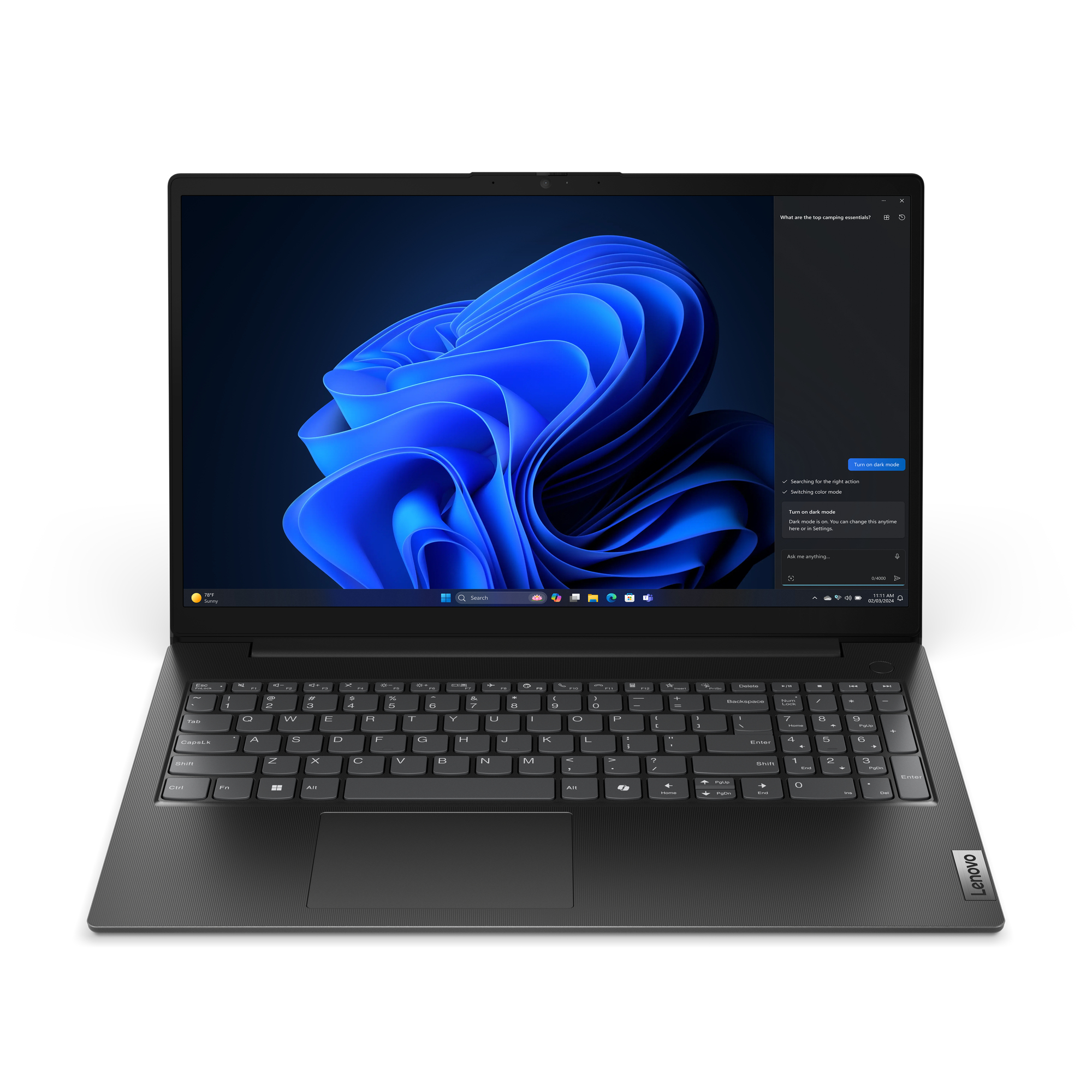 Lenovo V15 G5 IRL Intel® Core™ i5 i5-13420H Laptop 39.6 cm (15.6") Full HD 16 GB DDR5-SDRAM 512 GB SSD Wi-Fi 6 (802.11ax) Windows 11 Pro Black French