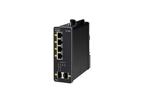 Cisco IE 1000-4P2S-LM Managed Gigabit Ethernet (10/100/1000) Power over Ethernet (PoE) Black