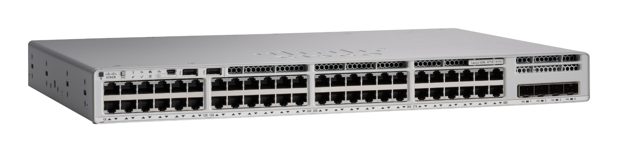 Cisco C9200-48PXG-E network switch Managed L2/L3 Gigabit Ethernet (10/100/1000) Power over Ethernet (PoE) Grey