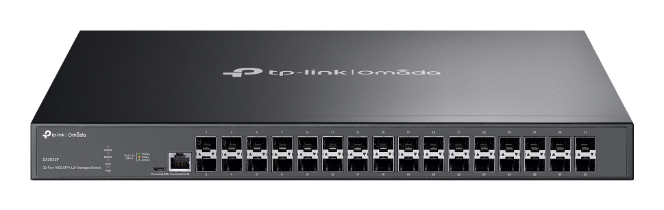 TP-Link Omada 32-Port 10GE SFP+ L2+ Managed Switch