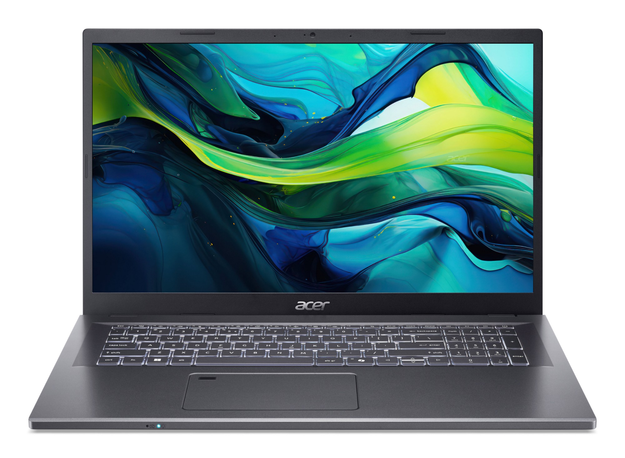 Acer Aspire A17-51M-79VS Intel Core 7 150U Laptop 43.9 cm (17.3") Full HD 16 GB LPDDR5-SDRAM 1 TB SSD Wi-Fi 6E (802.11ax) Windows 11 Pro Grey