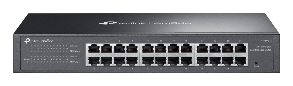 TP-Link Omada ES224G network switch Managed L2 Gigabit Ethernet (10/100/1000) Black