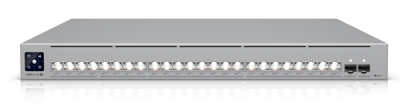 Ubiquiti UniFi Pro XG 24 PoE Managed L2/L3 10G Ethernet (100/1000/10000) Power over Ethernet (PoE) 1U Grey