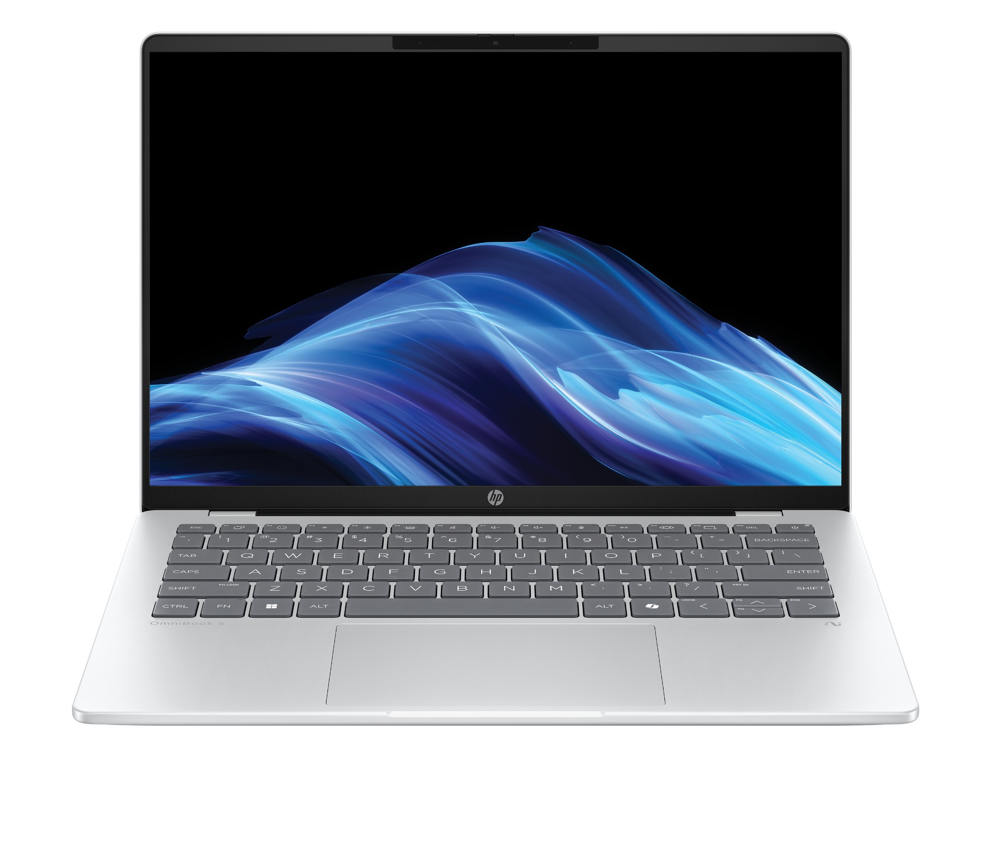 HP OmniBook 5 NGAI OmniBook 5 Next Gen AI 14-he0001na Copilot+ PC Snapdragon X1-26-100 Laptop 35.6 cm (14") 2K 16 GB LPDDR5x-SDRAM 512 GB SSD Wi-Fi 6E (802.11ax) Windows 11 Home Silver