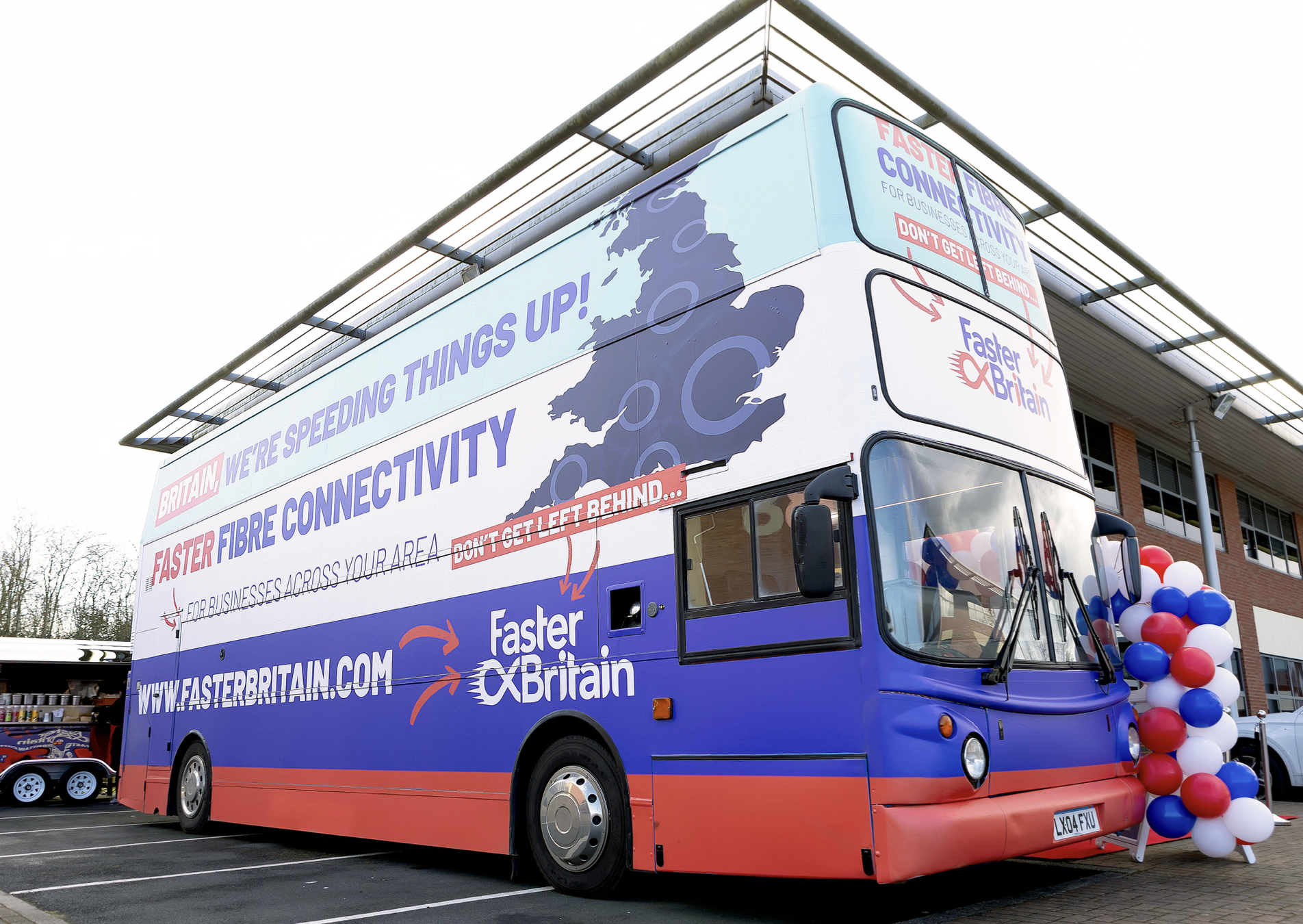 The Faster Britain Bus is arriving in Southport on the 26th of February 2024.